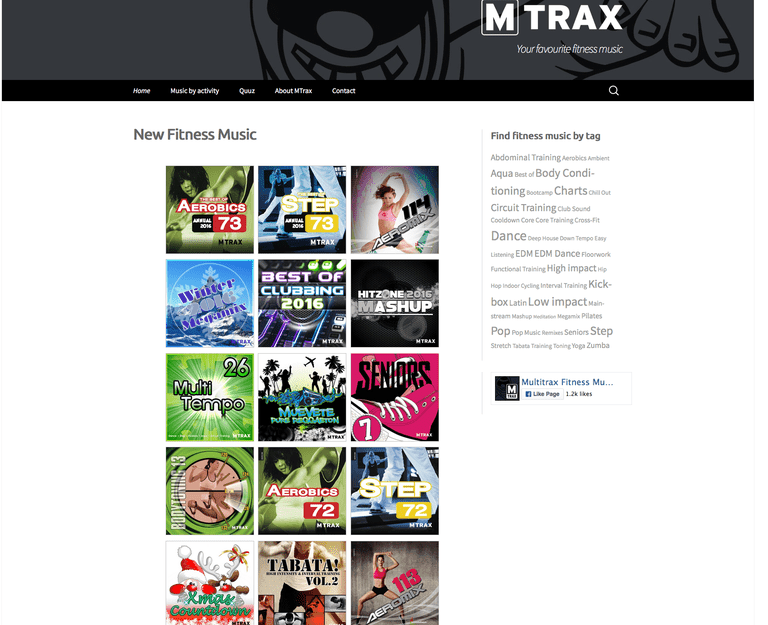 Blandningarna varierar, från webbplatsen, Motion Traxx, ursprungliga artisterna, visst tempo, Workout Music