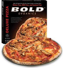 BOLD Organics, Whole Foods, delar miljon, delar miljon gluten, frysta pizzor, GFCF Pizza