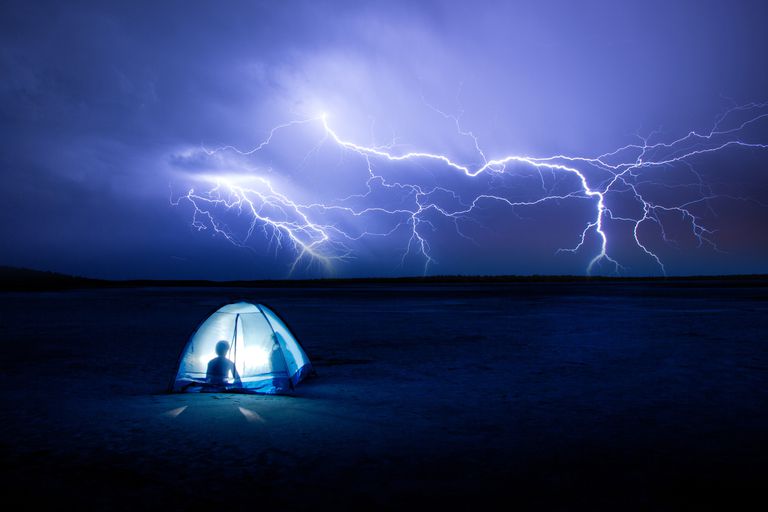 Lightning Safety, mellan blixtnedslaget, närmande storm, sekunder mellan