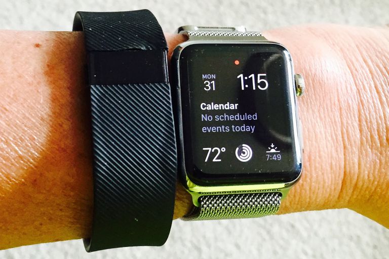 Apple Watch, innehåller Fitbit, 14-dagars provperiod, 2015 inte, Fitbit Surge