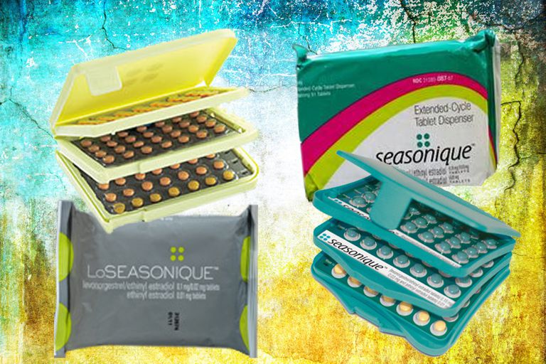 Seasonique LoSeasonique, bara fyra, dessa piller, fyra perioder, innehåller etinylestradiol, bara fyra perioder