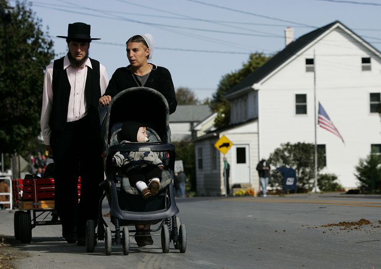 deras genomsnittliga, fysisk aktivitet, gammalt order, gammalt order Amish-samhälle